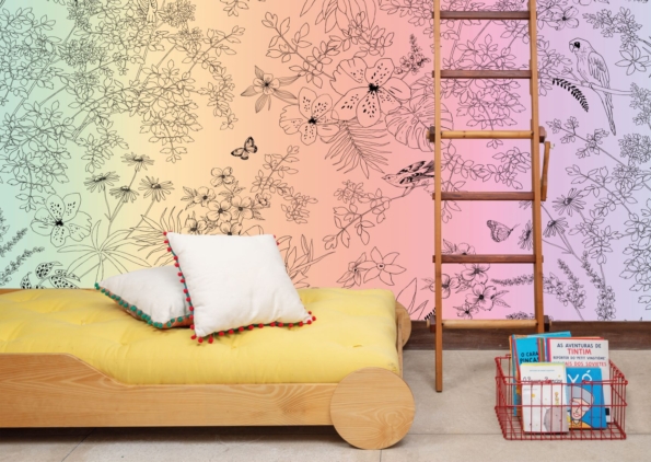 Papel de Parede Tropical Rainbow - Image 3