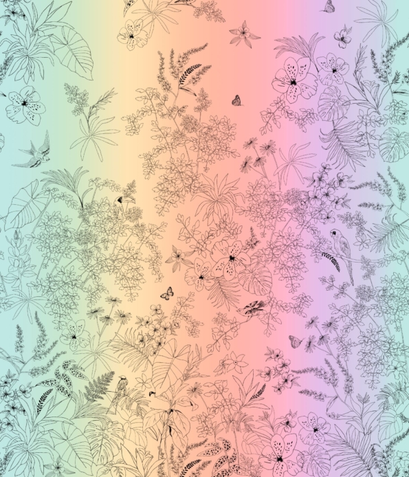 Papel de Parede Tropical Rainbow - Image 4