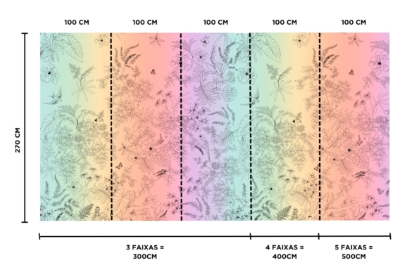 Papel de Parede Tropical Rainbow - Image 5