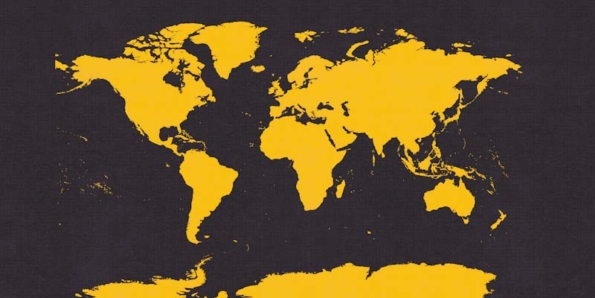 Papel de Parede Mapa Amarelo - Image 2
