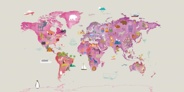 Papel de Parede Mapa DR. Rosa - Image 2
