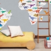 Papel de Parede Mapa Dinossauros