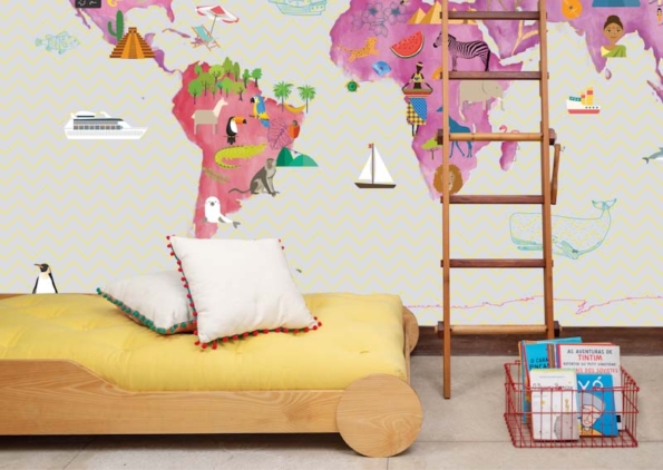 Papel de Parede Mapa DR. Rosa