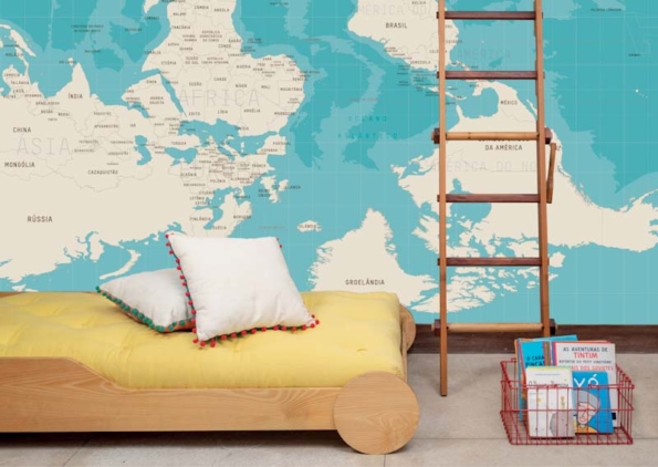 Papel de Parede Mapa Sulear