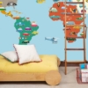 Papel de Parede Mapa Transportes